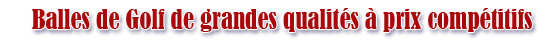 le meilleur site de balles de golf usages